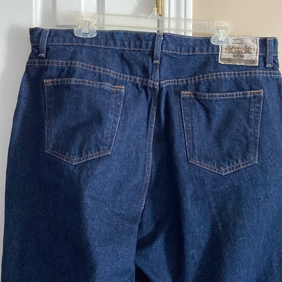 Vintage St. John’s Bay Dark Wash Bootcut Plus Size 1X Jeans 100% Cotton Tall - Picture 5 of 7
